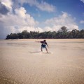 Skimboard GoZone Tropic Czerwona HPL