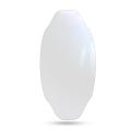 Skimboard GoZone Hiro Full White HPL + EVA