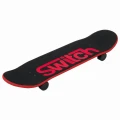 Switch Boards trampoline skateboard set with training trucks, mat and jibbing bar