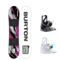 Snowboard Burton Grom purple 120 cm + wiązania