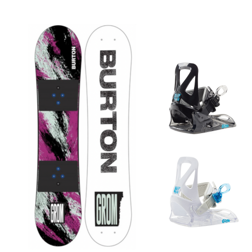 Snowboard Burton Grom purple 120 cm + wiązania