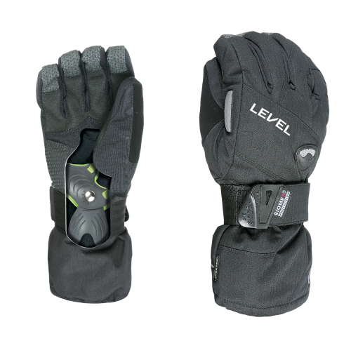 Rękawice z ochraniaczami Level Half Pipe Gore tex black