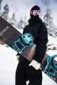 Nidecker Supermatic Step-In Bindings escape cyan