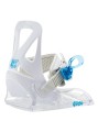 Wiązania snowboardowe Burton Grom white