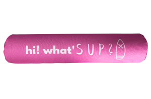 Buoyancy float for SUP paddle pink