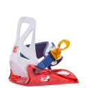 Kid's Burton Grom snowboard bindings red/multi