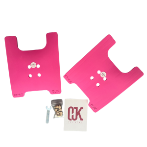 OJK Plates 0.8 Middle Pink Snowboard Binding Risers