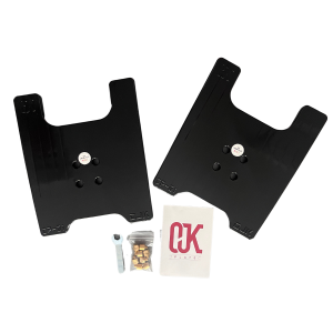 OJK Plates 01 Middle Black Snowboard Binding Risers