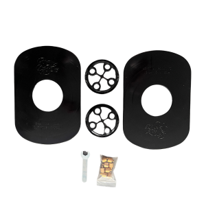 Podkładki pod wiązania snowboardowe OJK Plates Drag drake freeride black wide