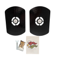 OJK Plates Drag Drake Snowboard Binding Risers black