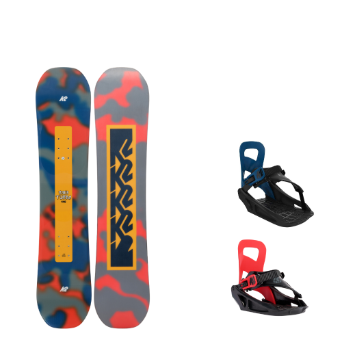 Snowboard K2 Mini Turbo + wiązania K2 Mini Turbo