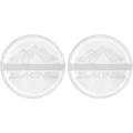 Pad antypoślizgowy Dakine Round Scraper Stomps Clear White