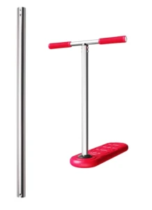 INDO 2-in-1 red trampoline scooter with 61 cm and 71 cm bars