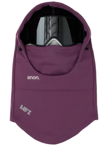 Kominiarka Anon MFI Hooded Balaclava Face Mask grape