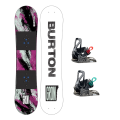 Snowboard Burton Grom purple/teal + wiązania Grom