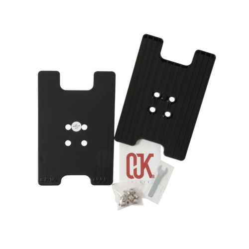 Podkładki pod wiązania snowboardowe OJK Plates 02 HARD czarne