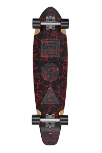 Longboard Globe The All-Time 35" Red Marble Stack
