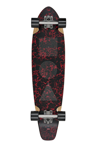 Longboard Globe The All-Time 35" Red Marble Stack