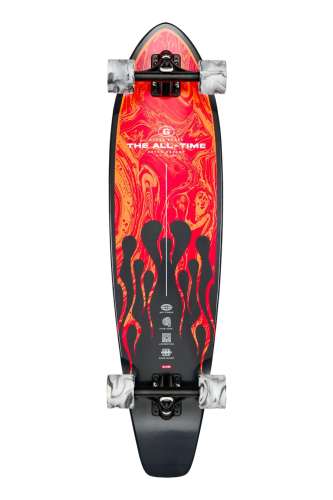 Longboard Globe The All-Time 35" Red Flames