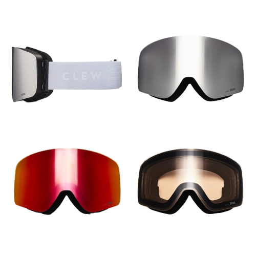 Gogle Clew Magnetic ZEISS Slim white