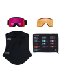 Gogle Anon Nesa Black / Perceive Sunny Red + dodatkowa szyba