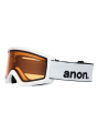 Gogle Anon Helix 2.0 Non-Mirror White / Amber