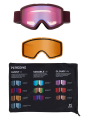 Gogle Anon Helix 2.0 Deep Cherry / Perceive Cloudy Pink + dodatkowa szyba