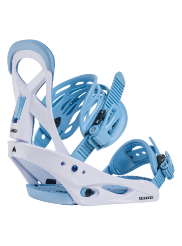 Burton Smalls dusty blue snowboard bindings