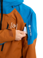 Burton AK GORE-TEX 2L Cyclic Jacket Chestnut Brown/Blue Teal