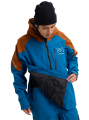 Men's Burton AK GORE-TEX Anorak Velocity Blue Teal / Chestnut Brown