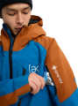 Men's Burton AK GORE-TEX Anorak Velocity Blue Teal / Chestnut Brown