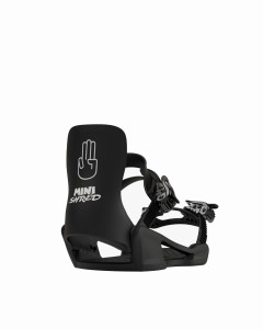 Bataleon Minishred black snowboard bindings