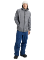 Bluza aktywna Burton Crown Weatherproof FZ true black heather