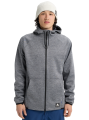 Bluza aktywna Burton Crown Weatherproof FZ true black heather