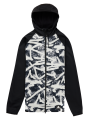 Bluza aktywna Burton Crown Weatherproof FZ city streets / true black