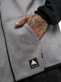 Bluza aktywna Burton Crown Weatherproof FZ gray heather / true black