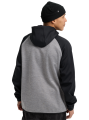 Bluza aktywna Burton Crown Weatherproof FZ gray heather / true black