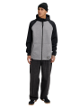Bluza aktywna Burton Crown Weatherproof FZ gray heather / true black