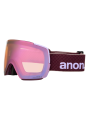 Gogle Anon M5S MFI deep cherry / Perceive cloudy pink + maska MFI + dodatkowa szyba