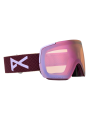 Gogle Anon M5S MFI deep cherry / Perceive cloudy pink + maska MFI + dodatkowa szyba