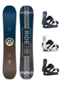 Ride Agenda Snowboard + Ride C-4 bindings