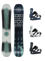 Snowboard Ride Manic + wiązania Ride C-4