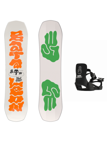 Snowboard Bataleon Minishred + wiązania Minishred