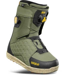 ThirtyTwo Lashed double BOA Bradshaw snowboard boots olive/black