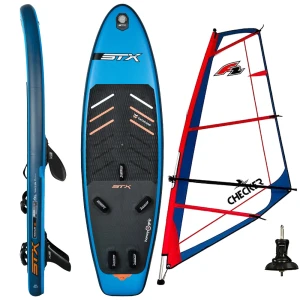 Deska Windsup STX iWINDSURF WS 280 RS + Pędnik F2 CHECKER RIGG red
