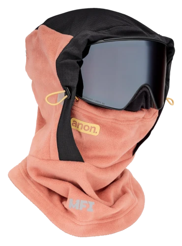 Anon MFI fleece helmet hood terracotta