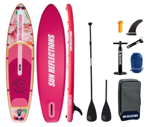 Deska SUP SUN REFLECTIONS M 10'8'' MiniCombo soft blush z wiosłem