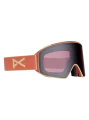 Gogle Anon M4 MFI Cylindrical Terracotta / Perceive Sunny Onyx + maska MFI + dodatkowa szyba