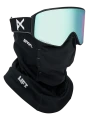 Gogle Anon M4 MFI Cylindrical Black / Perceive Variable Blue + maska MFI + dodatkowa szyba