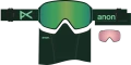 Gogle Anon M4S MFI Cylindrical Brunswick Green / Perceive Variable Green + maska MFI + dodatkowa szyba